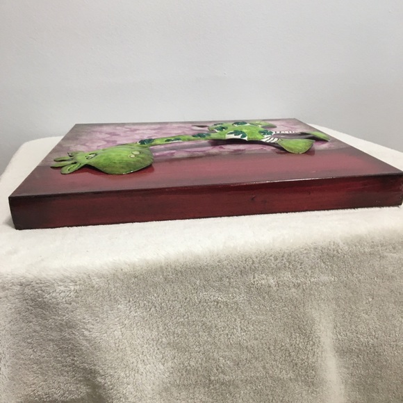 Whimsical Animal Hand Painted Metal Wall Art 3D - Picture 9 of 15